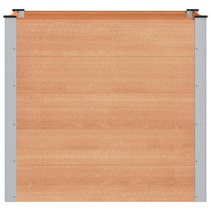 Garden Raised Bed Brown 100 x 100 x 91 cm
