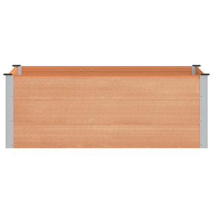 Garden Raised Bed Brown 150 x 100 x 54 cm