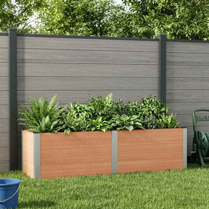 Garden Raised Bed Brown 200 x 50 x 54 cm