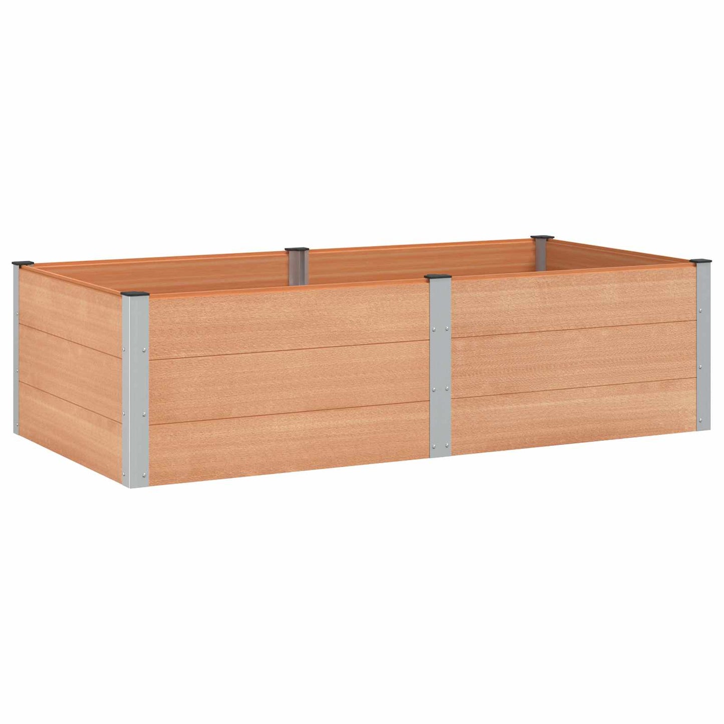 Garden Raised Bed Brown 200 x 100 x 54 cm