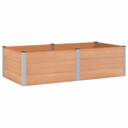 Garden Raised Bed Brown 200 x 100 x 54 cm