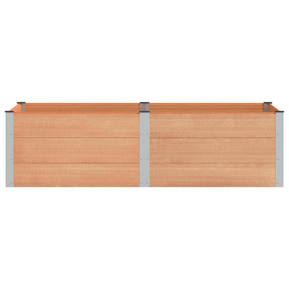Garden Raised Bed Brown 200 x 100 x 54 cm