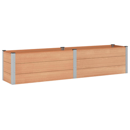 Garden Raised Bed Brown 250 x 50 x 54 cm