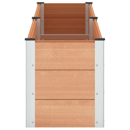 Garden Raised Bed Brown 250 x 50 x 54 cm