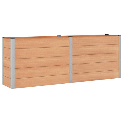 Garden Raised Bed Brown 250 x 50 x 91 cm