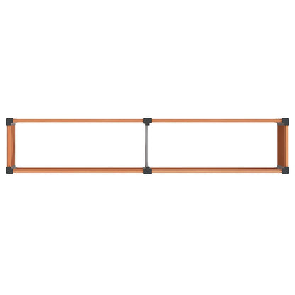 Garden Raised Bed Brown 250 x 50 x 91 cm