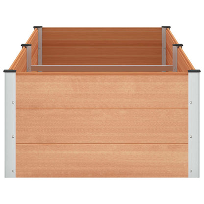 Garden Raised Bed Brown 250 x 100 x 54 cm