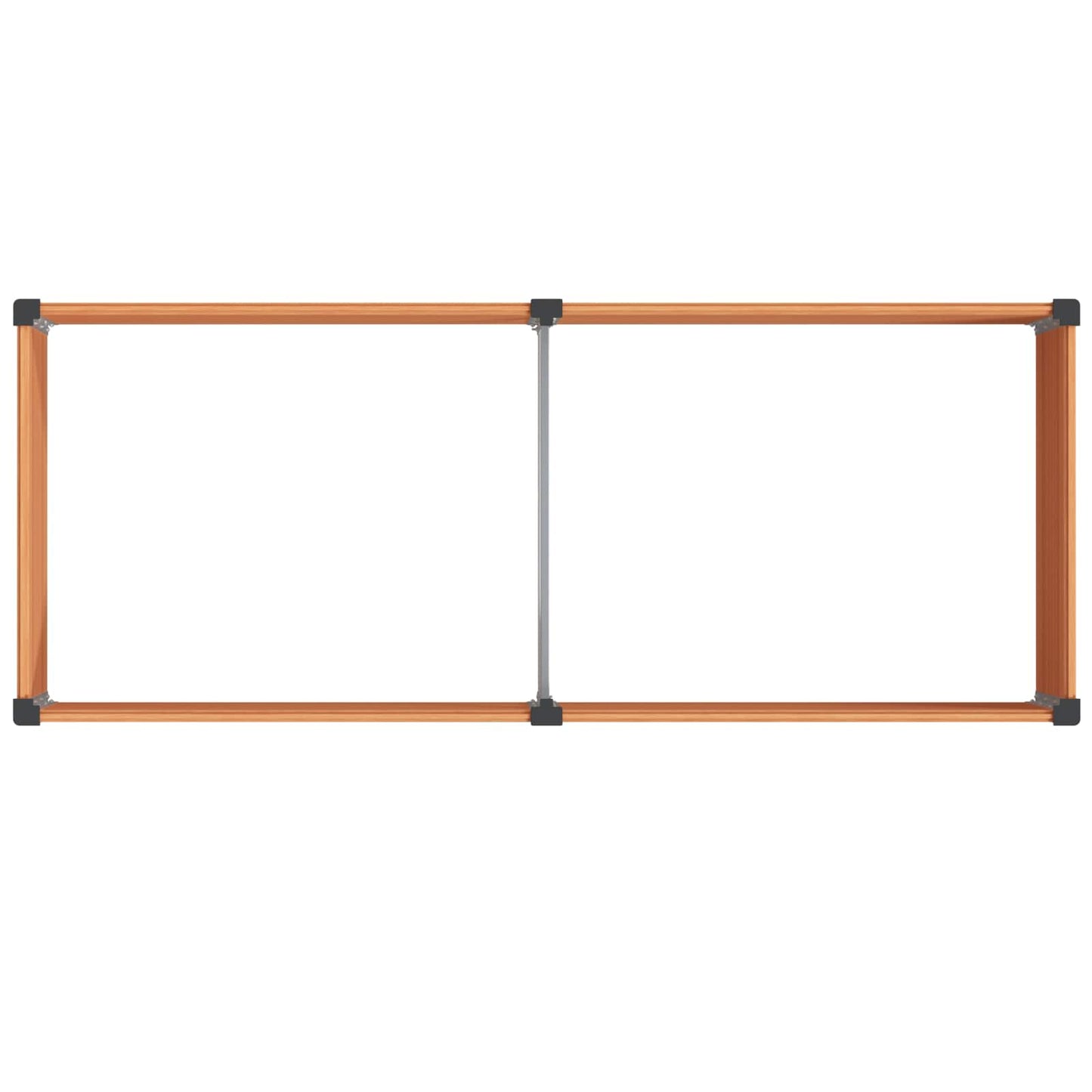 Garden Raised Bed Brown 250 x 100 x 54 cm