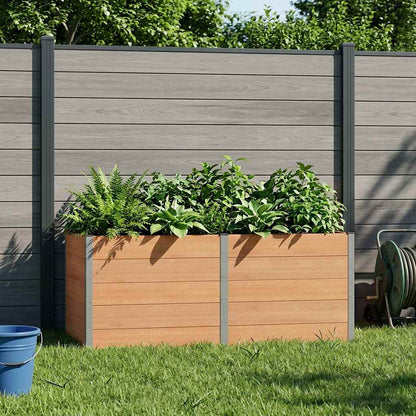 Garden Raised Bed Brown 250 x 100 x 91 cm