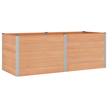 Garden Raised Bed Brown 250 x 100 x 91 cm