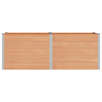 Garden Raised Bed Brown 250 x 100 x 91 cm