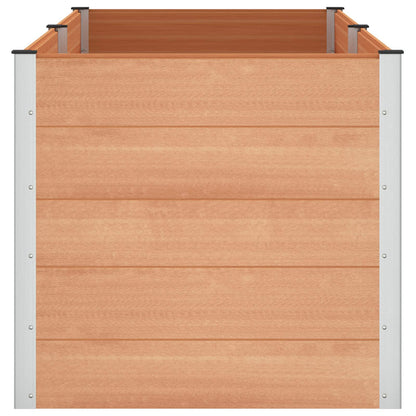 Garden Raised Bed Brown 250 x 100 x 91 cm