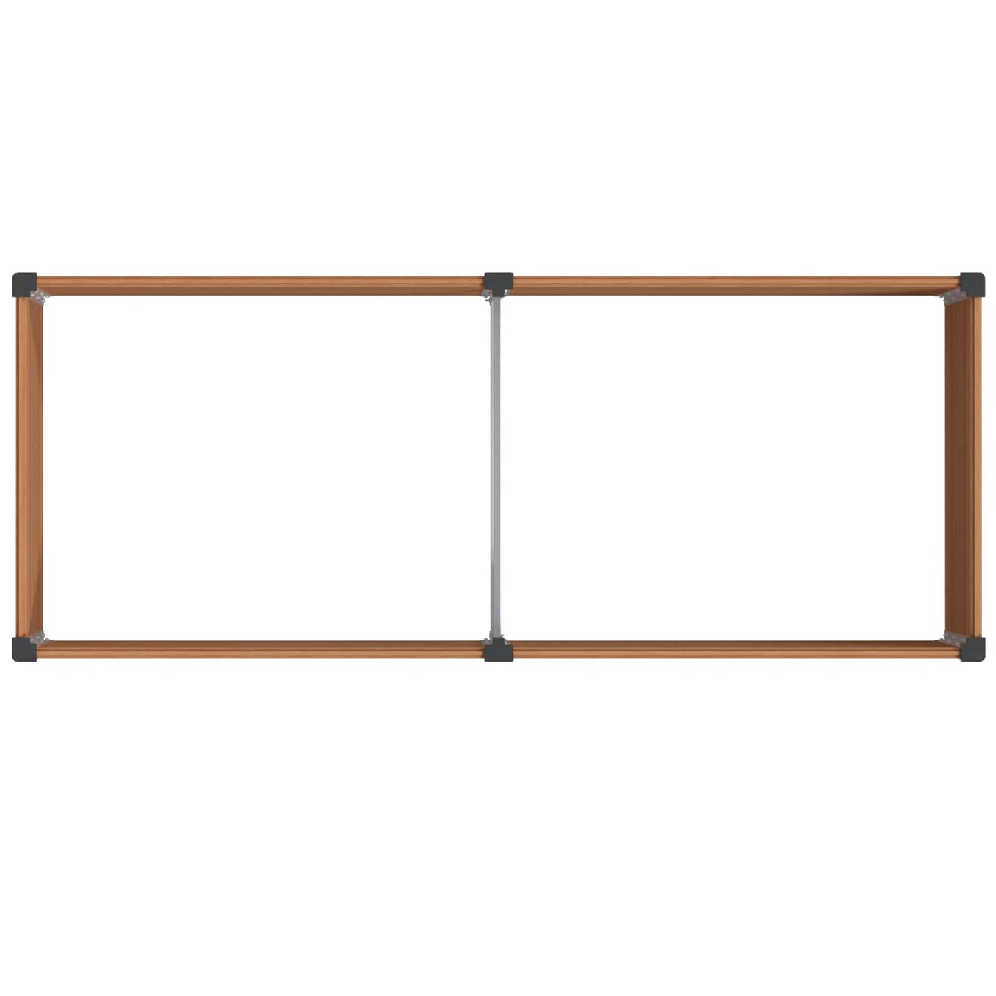 Garden Raised Bed Brown 250 x 100 x 91 cm