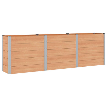 Garden Raised Bed Brown 300 x 50 x 91 cm