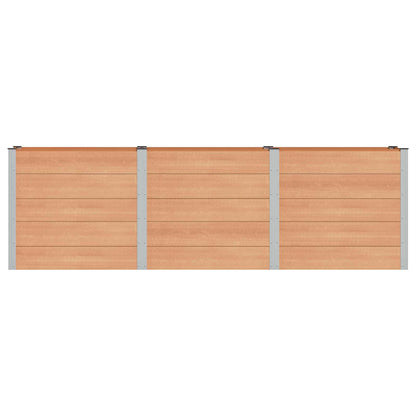 Garden Raised Bed Brown 300 x 50 x 91 cm
