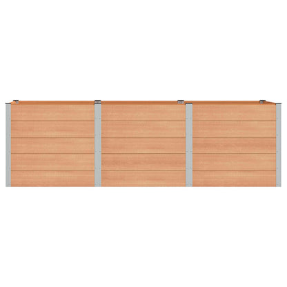 Garden Raised Bed Brown 300 x 100 x 91 cm