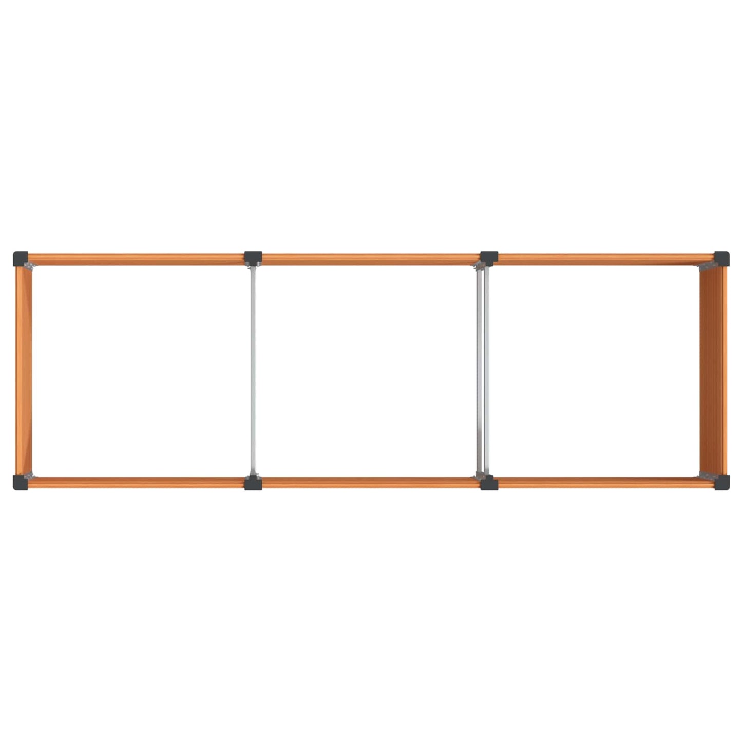 Garden Raised Bed Brown 300 x 100 x 91 cm