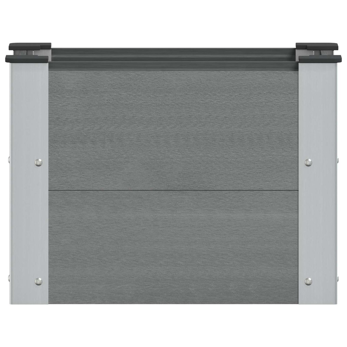 Garden Raised Bed Grey 50 x 30 x 36 cm