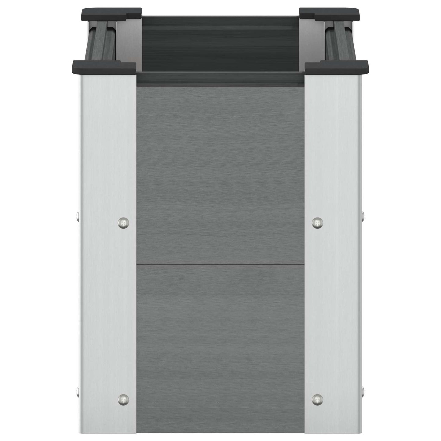 Garden Raised Bed Grey 50 x 30 x 36 cm
