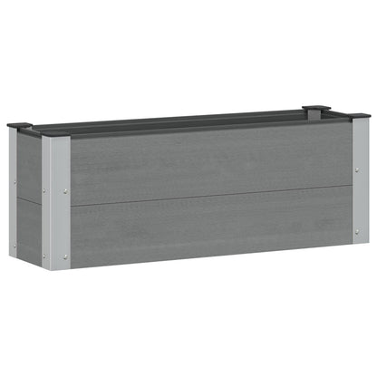 Garden Raised Bed Grey 100 x 30 36 cm