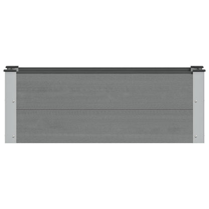 Garden Raised Bed Grey 100 x 30 36 cm