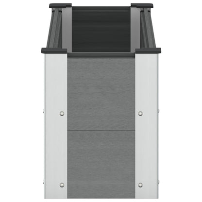 Garden Raised Bed Grey 100 x 30 36 cm