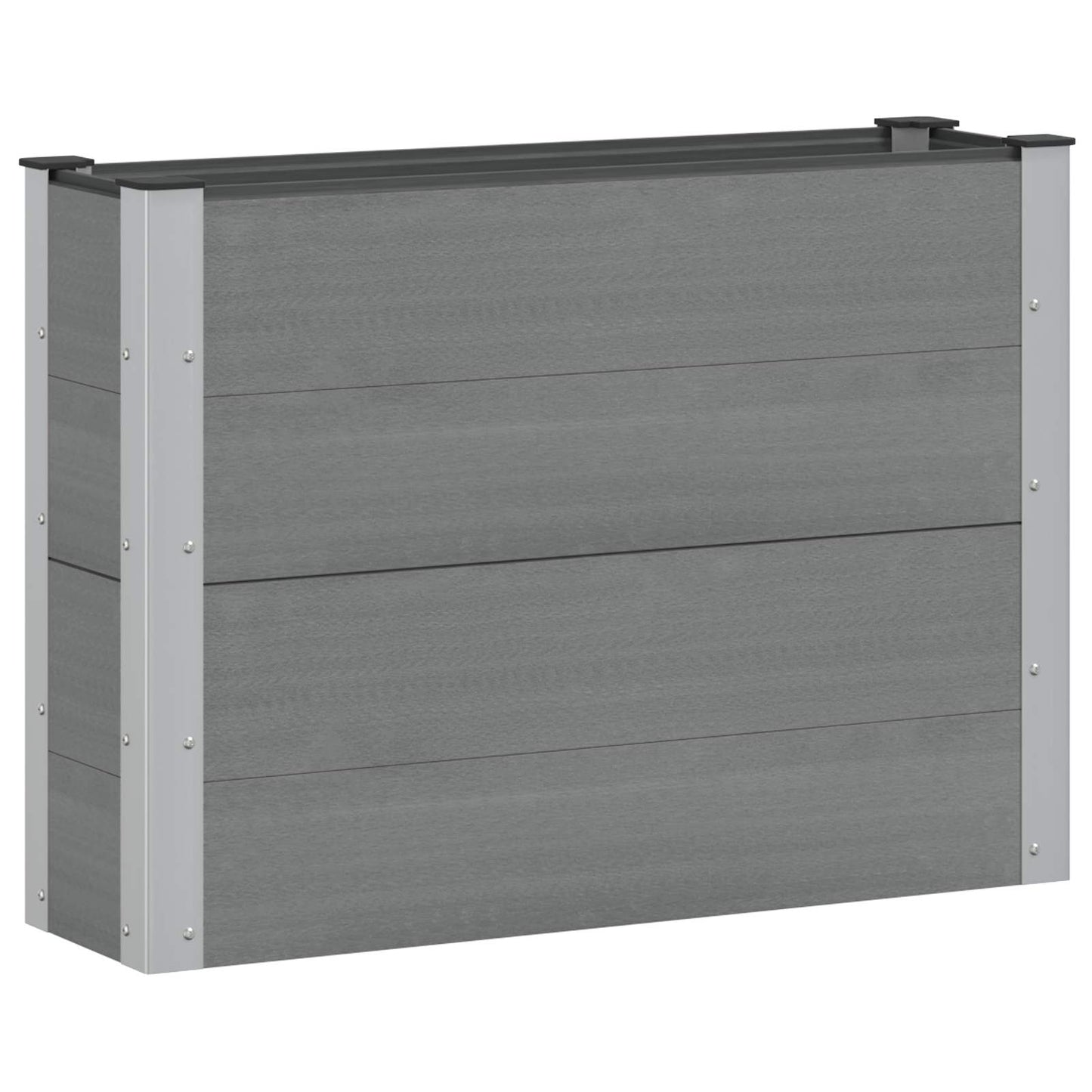 Garden Raised Bed Grey 100 x 30 x 72 cm