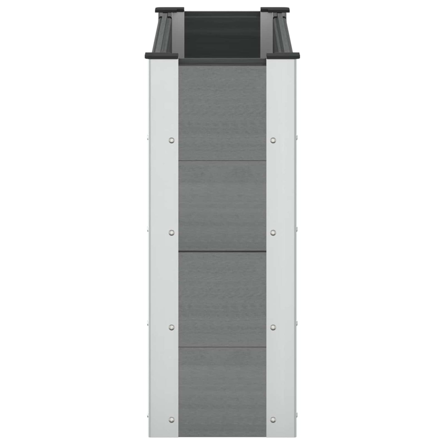 Garden Raised Bed Grey 100 x 30 x 72 cm