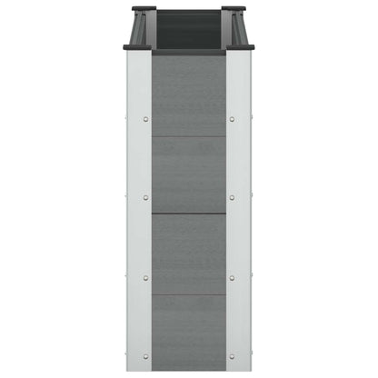 Garden Raised Bed Grey 100 x 30 x 72 cm