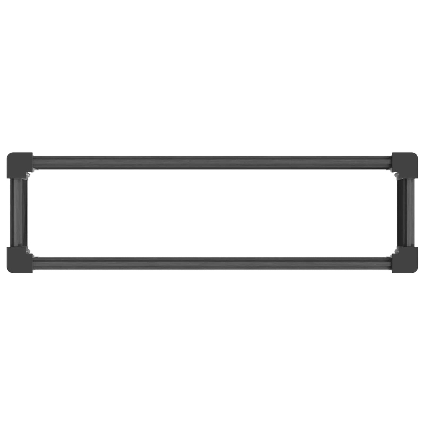 Garden Raised Bed Grey 100 x 30 x 72 cm