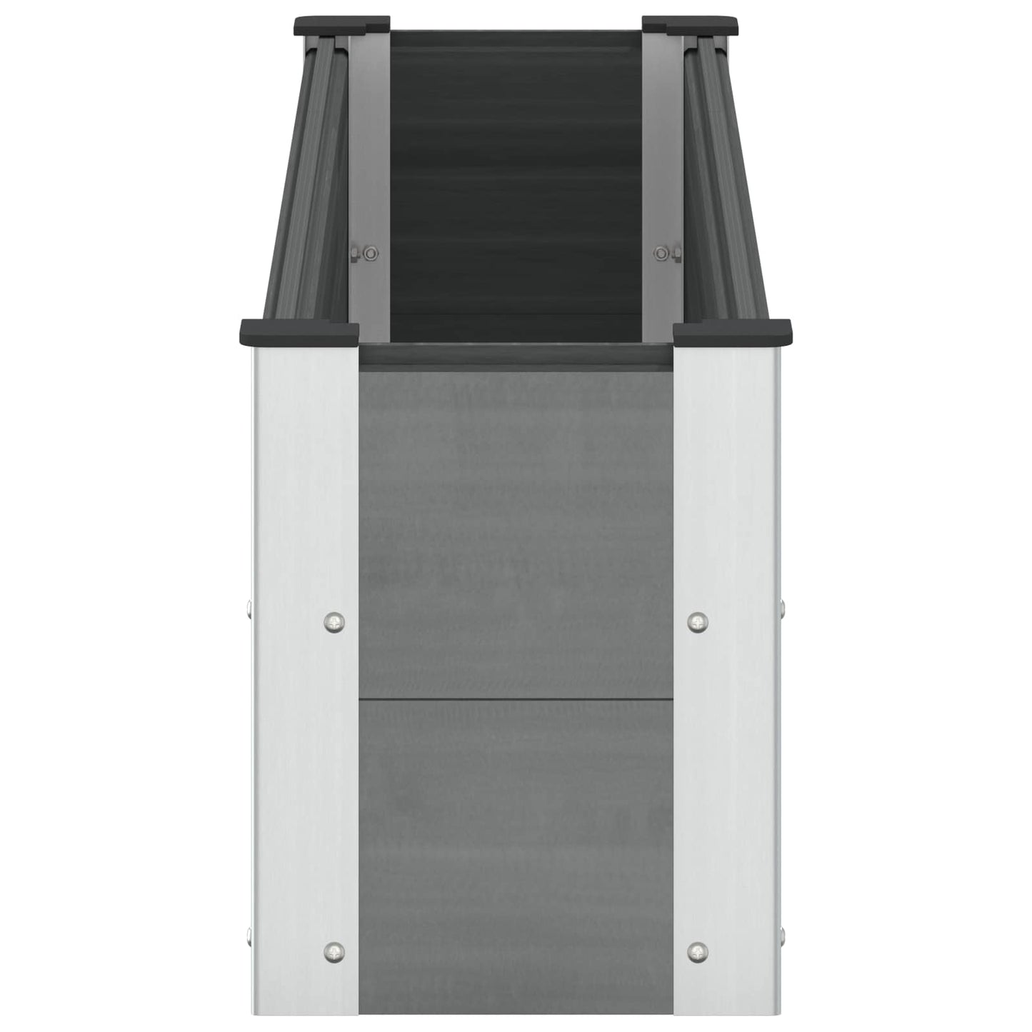 Garden Raised Bed Grey 150 x 30 x 36 cm