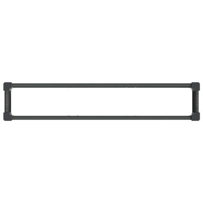 Garden Raised Bed Grey 150 x 30 x 72 cm