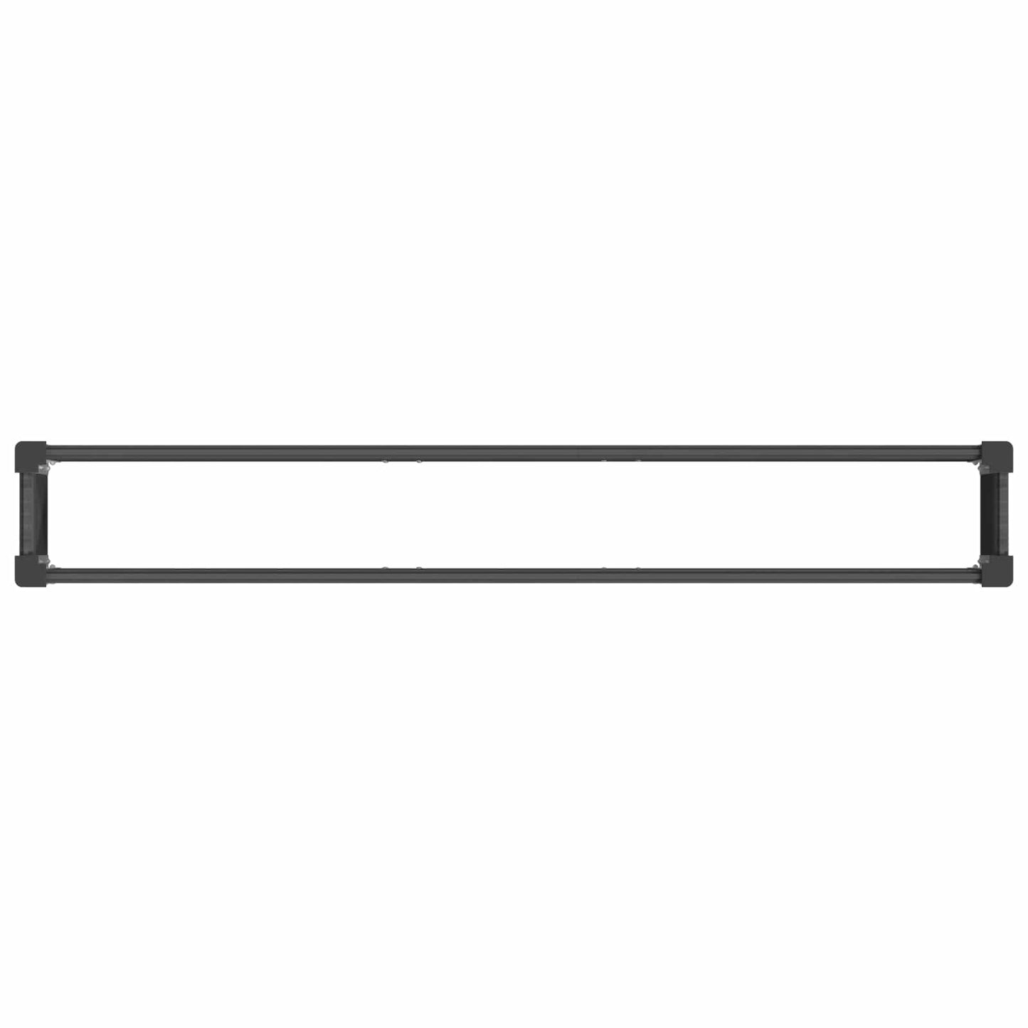 Garden Raised Bed Grey 200 x 30 x 36 cm