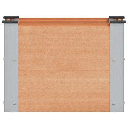 Garden Raised Bed Brown 50 x 30 x 36 cm