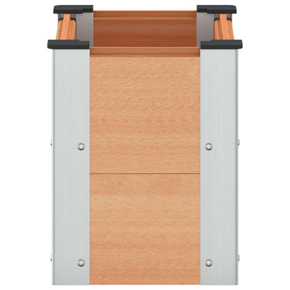 Garden Raised Bed Brown 50 x 30 x 36 cm