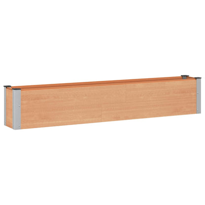 Garden Raised Bed Brown 200 x 30 x 36 cm