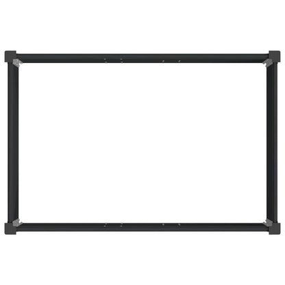 Garden Raised Bed Black 50 x 30 x 36 cm