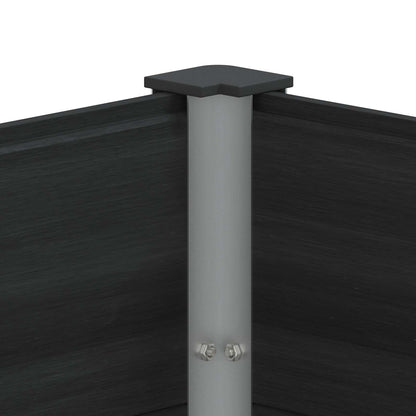 Garden Raised Bed Black 100 x 30 x 36 cm