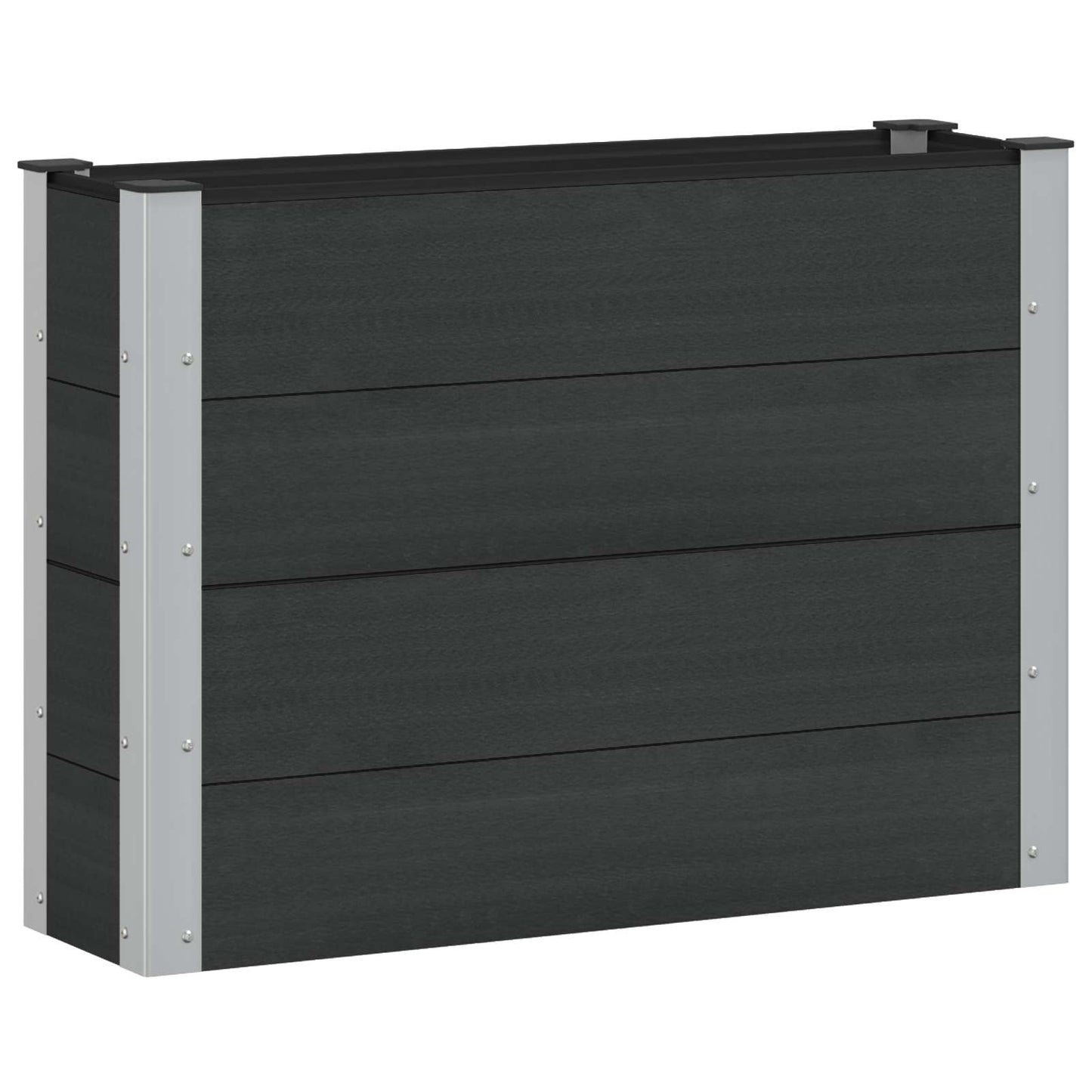 Garden Raised Bed Black 100 x 30 x 72 cm
