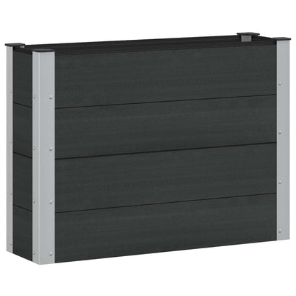 Garden Raised Bed Black 100 x 30 x 72 cm