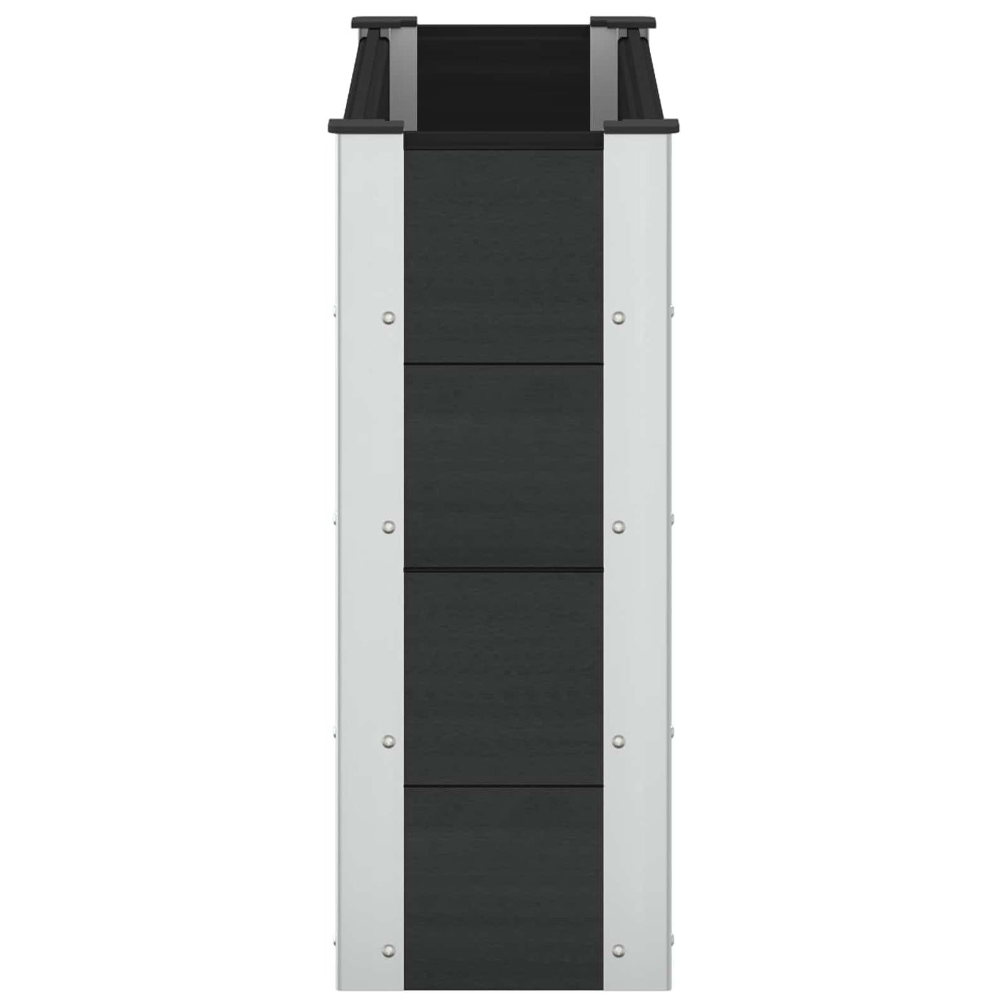 Garden Raised Bed Black 100 x 30 x 72 cm