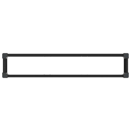 Garden Raised Bed Black 150 x 30 x 36 cm