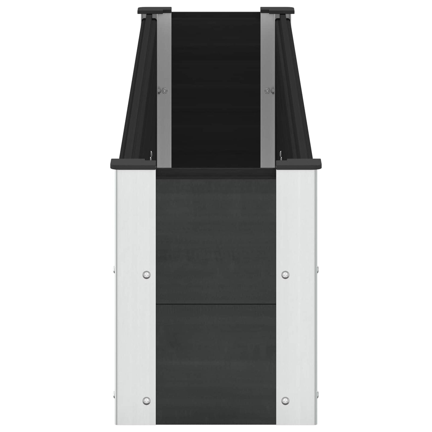 Garden Raised Bed Black 200 x 30 x 36 cm
