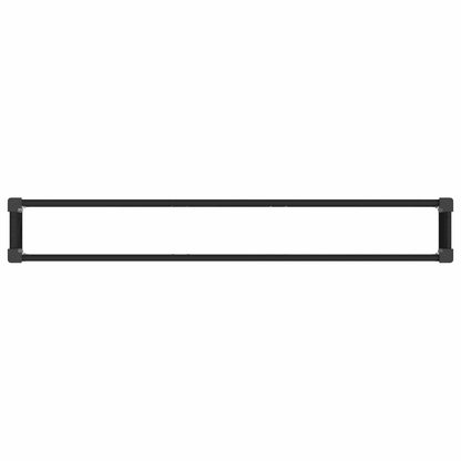 Garden Raised Bed Black 200 x 30 x 36 cm