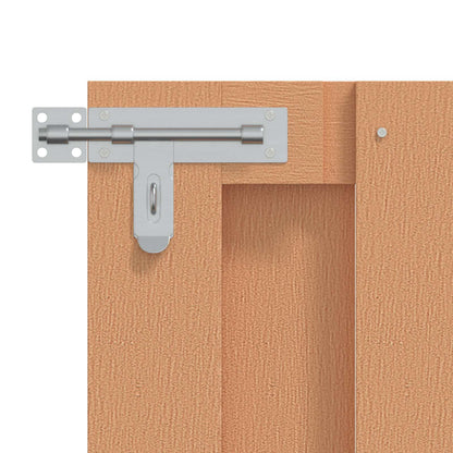Garden Gate 100 x 80 cm WPC and Aluminium Brown