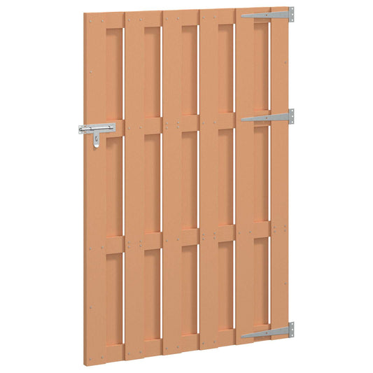 Garden Gate 100 x 150 cm WPC and Aluminium Brown