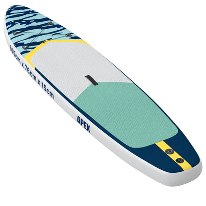 Inflatable Stand Up Paddle Board APEX 305 x 76 x 15 cm Blue for
