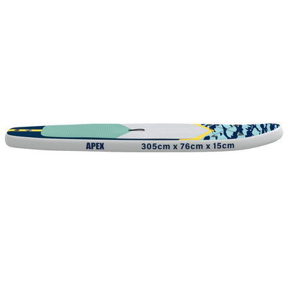 Inflatable Stand Up Paddle Board APEX 305 x 76 x 15 cm Blue for