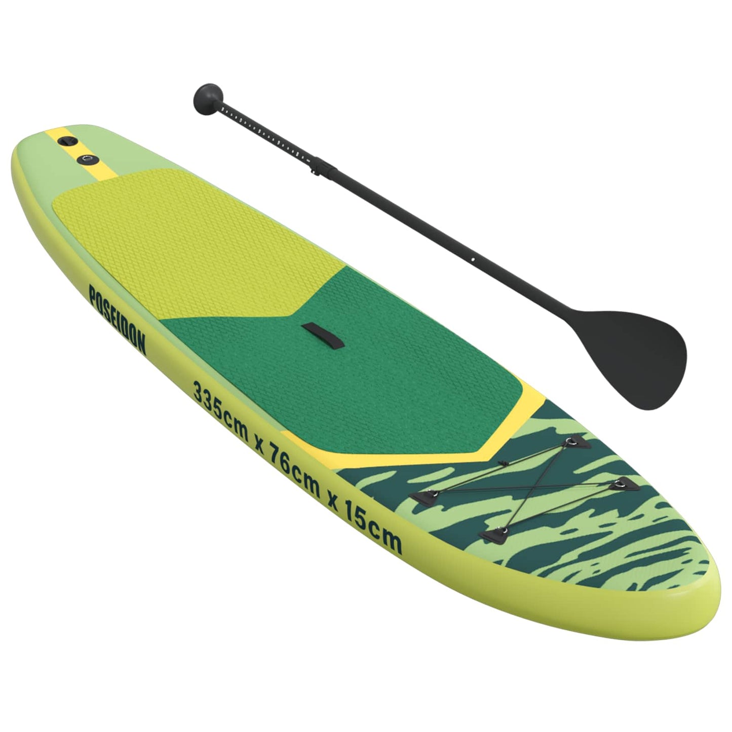 Inflatable Stand Up Paddle Board POSEIDON Green PVC