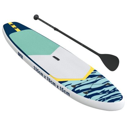 Inflatable Stand Up Paddle Board APEX 335 x 76 x 15 cm Blue for